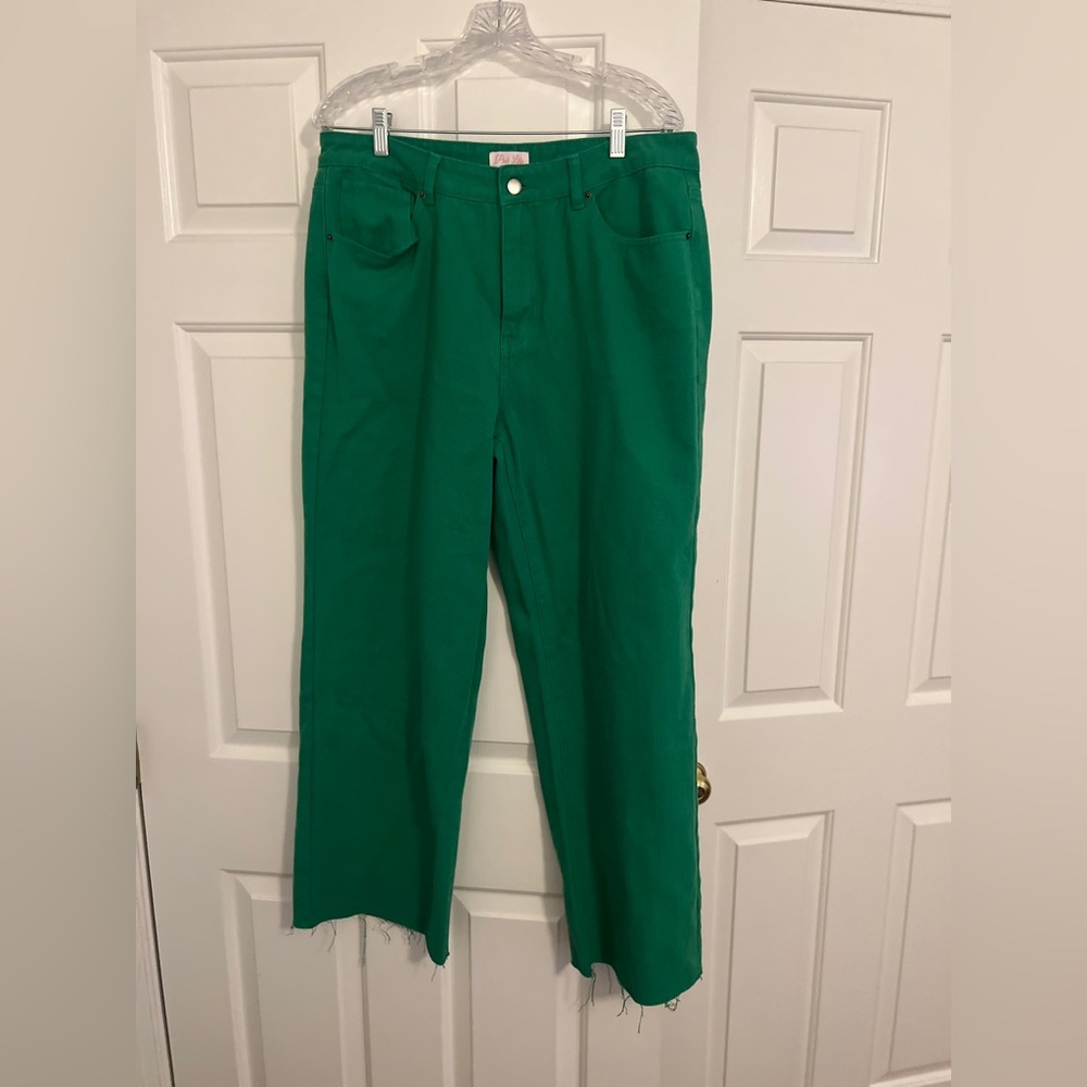 Pink Lily green pants
